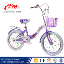 Wholesale enfants vélo avec des roues de formation / Yimei nouvelle arrivée 12 &quot;14&quot; 16 &quot;18&quot; enfant vélo / belle conception violet enfants vélo